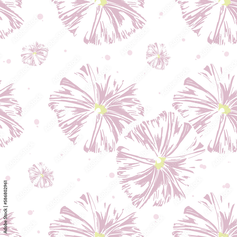 Seamless Flowers Pattern