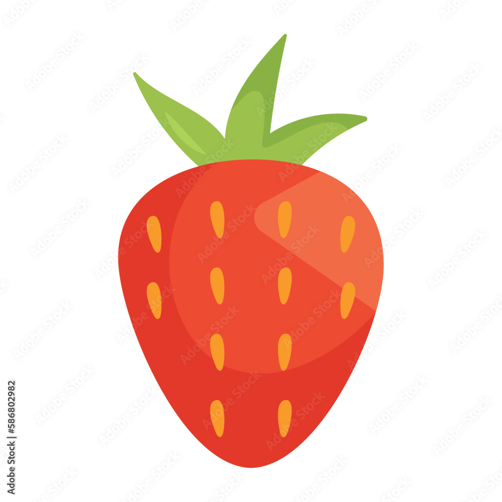 Fototapeta premium strawberrie fresh from nature garden gourmet