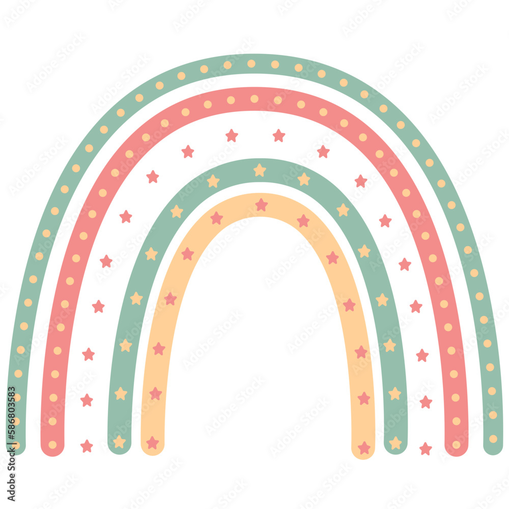 Rainbow Boho Shape illustration for decoration Web Design, Poster, Brochure, Printing, Advertisement, etc.
Rainbow Boho Shape illustration for decoration Web Design, Poster, Brochure, Printing, Advertisement, etc.