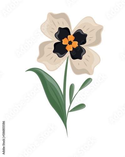 flower stem spring icon