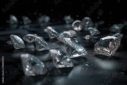 Lots of shiny diamonds. Generative AI.