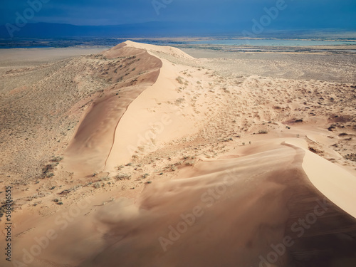 Singing Sand Dunes in Altyn Emel National Park Kazakhstan
