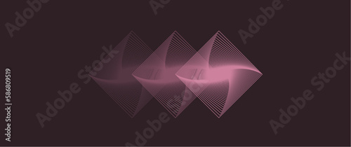 Abstract geometric pyramid look-alike, abstract geometric background design, diamond shapes. Suitable for background, banner, and card.