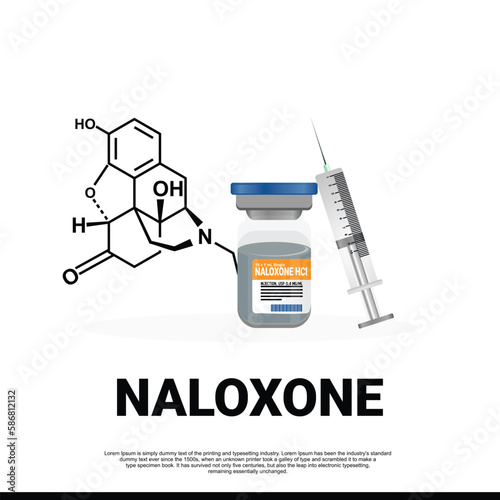 Naloxone medicine used to block the effects of opioids medication