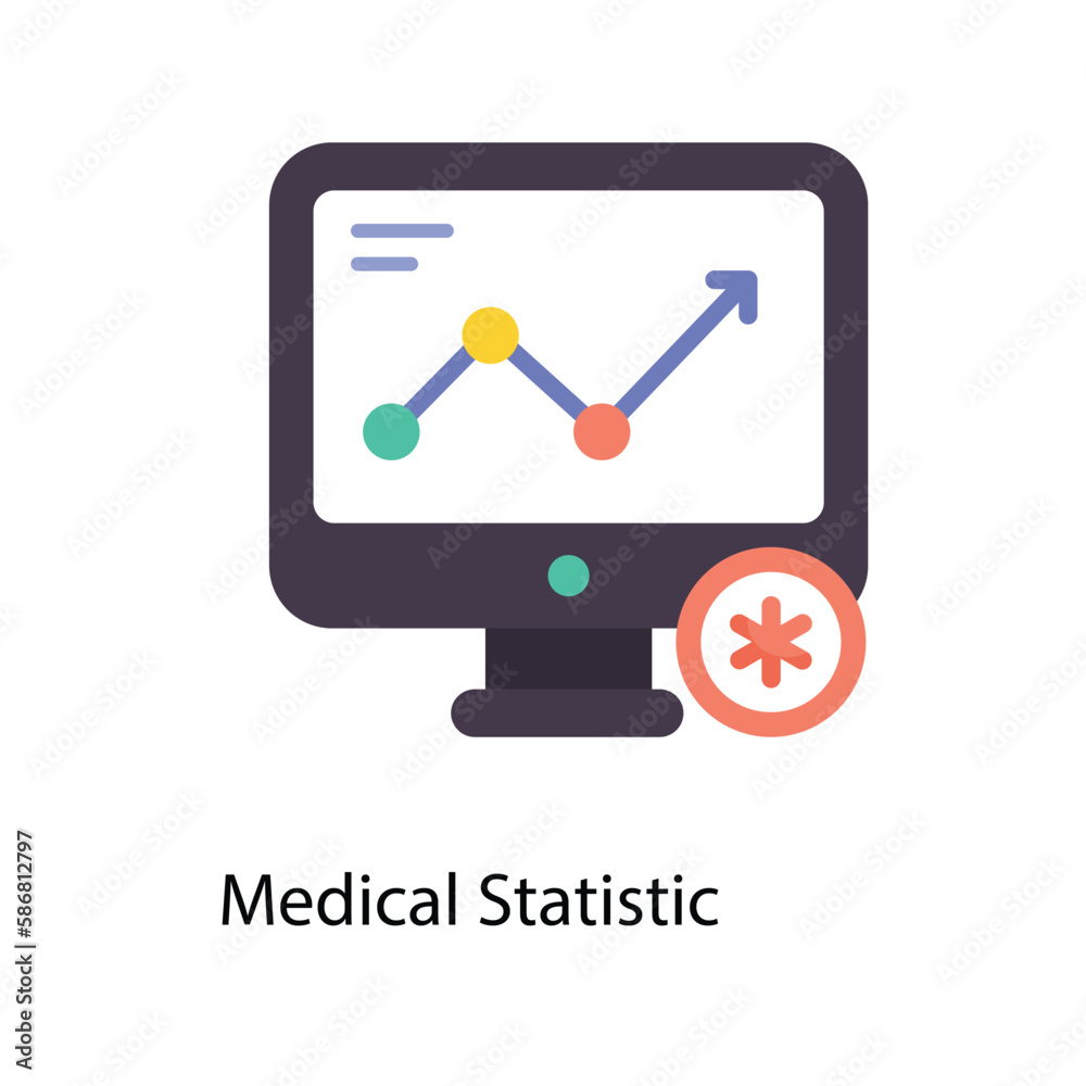 Medical statistic Vector Flat Icons. Simple stock illustration stock Medical statistic Vector Flat Icons. Simple stock illustration stock