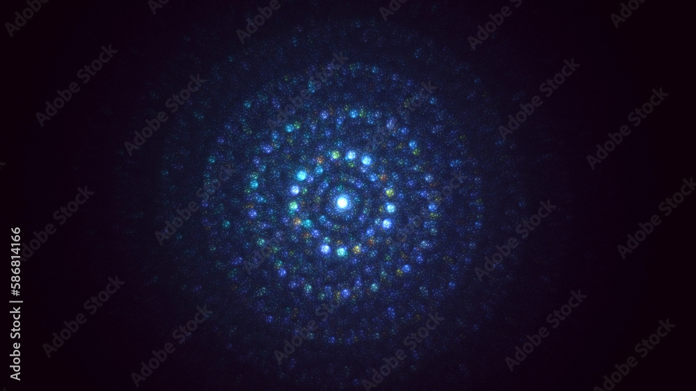 3D rendering abstract round hole light background 3D rendering abstract round hole light background