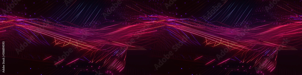 Fototapeta premium Data connection speed lines technology abstract background