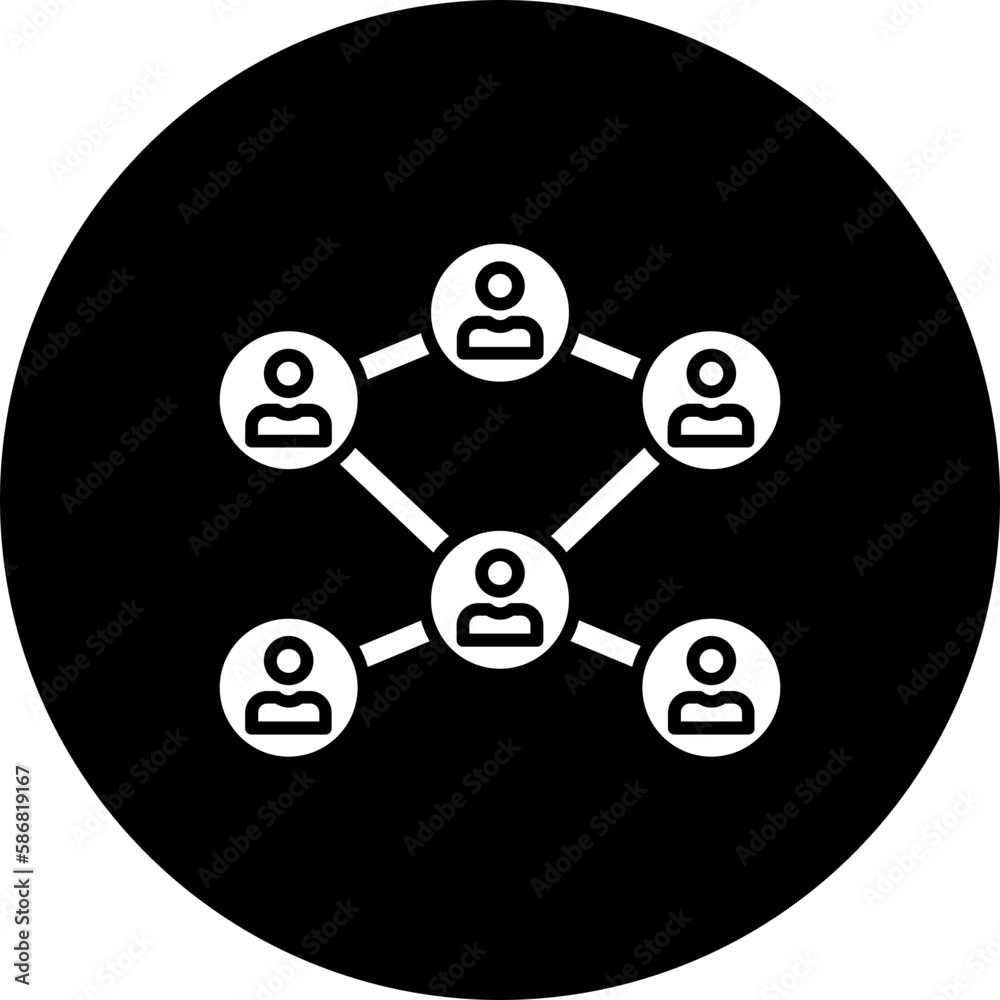 Connectivity Glyph Inverted Icon Connectivity Glyph Inverted Icon