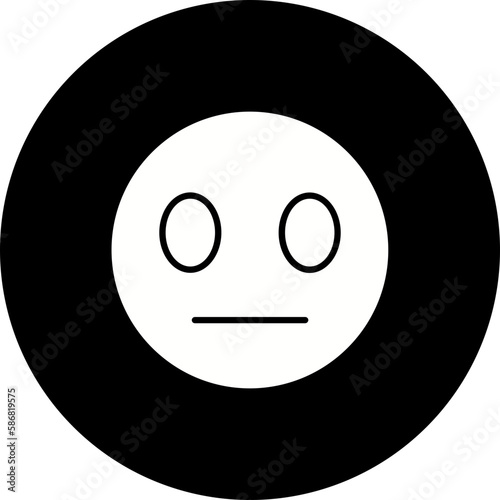 Neutral Glyph Inverted Icon