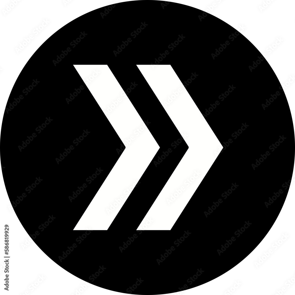 Right Chevron Glyph Inverted Icon Right Chevron Glyph Inverted Icon