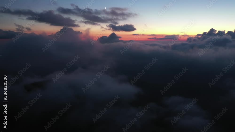 Beautiful Moon in the Skies. Flying Over the Infinite Clouds with the Night Moon Beautiful Moon in the Skies. Beautiful Moon in the Skies. Flying Over the Infinite Clouds with the Night Moon Beautiful Moon in the Skies.