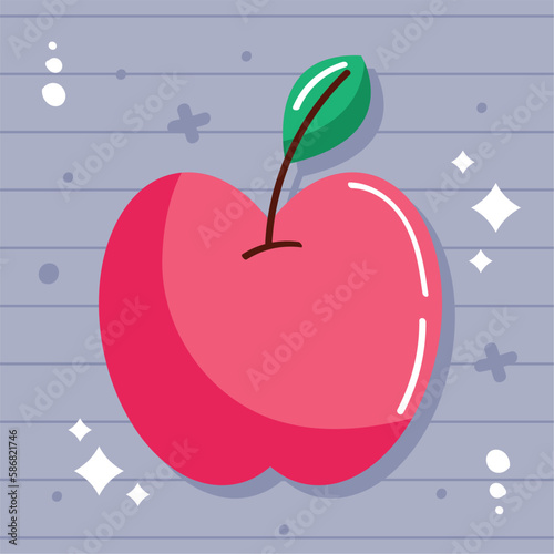 fresh apple fruit red