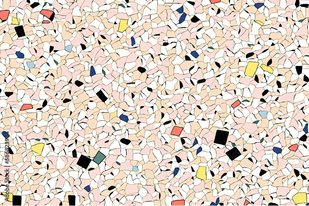 Fototapeta premium terrazzo warm background
