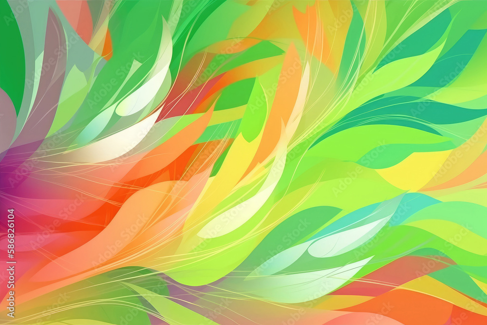 Spring bloom abstract