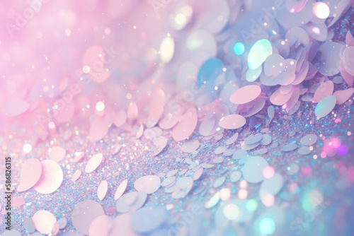 pastel abstract background with confetti glitter
