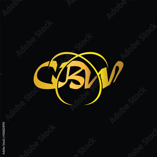 Initial letter CWB logo vector design templates photo