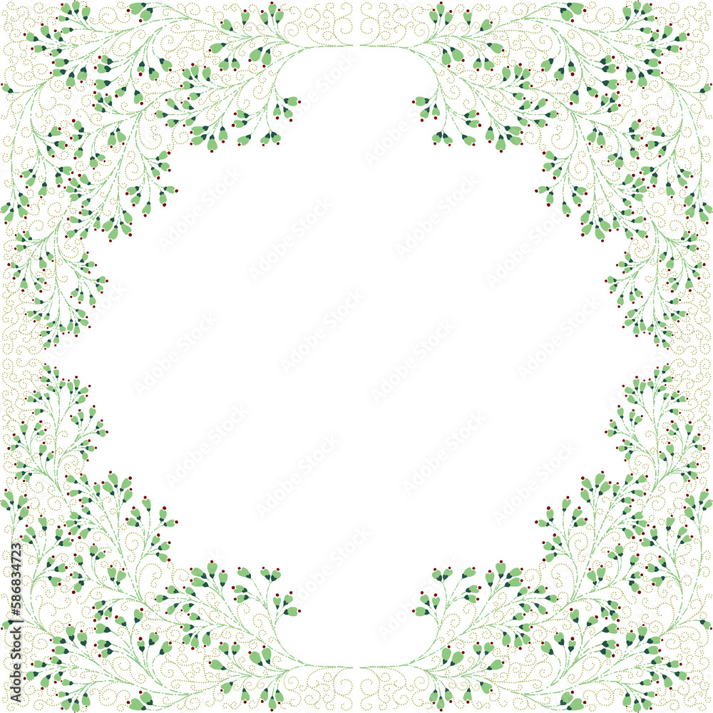 green laurel wreath