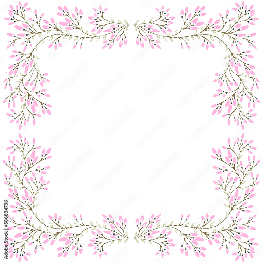 flowers border