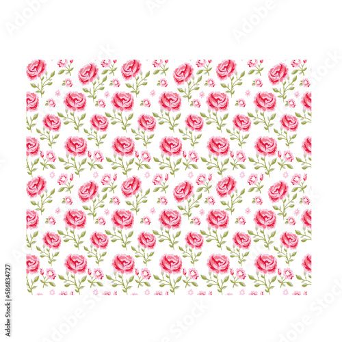Pink flowers on a light background. small flowers seamless pattern. graphic print js