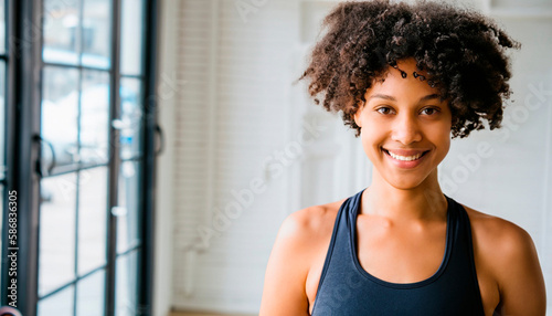 portrait of a afro american  woman