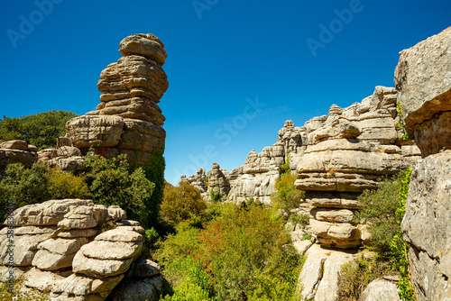 El Torcal de Antequera natural park, Andalusia, Spain	