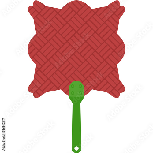 Aesthetic Manual Handle Hand Fan Chuseok Style Collection
