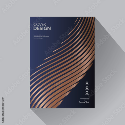 book cover design. Annual report layout. Brochure, catalog.