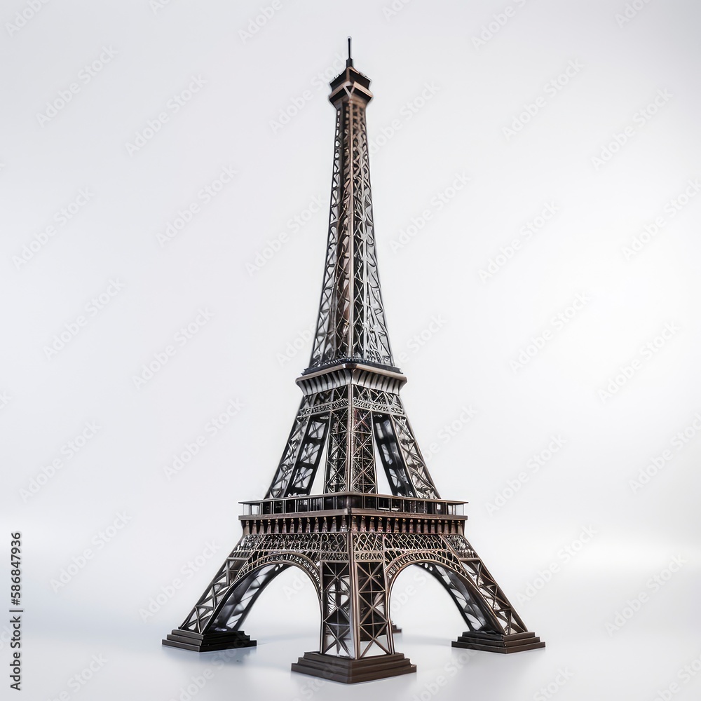 uma ilustração da Torre Eiffel de Paris