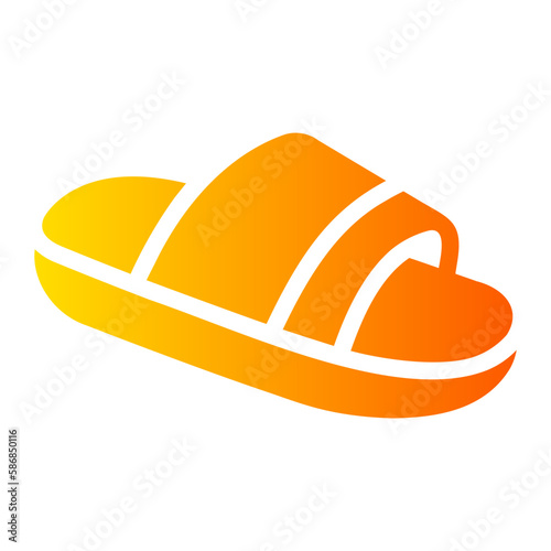 slippers gradient icon
