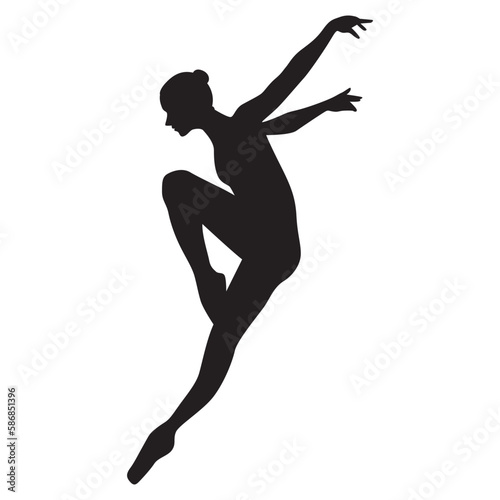 Woman Dancer Silhouette