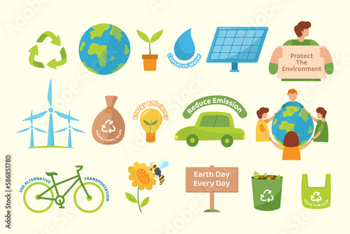 Earth Hour Element Set