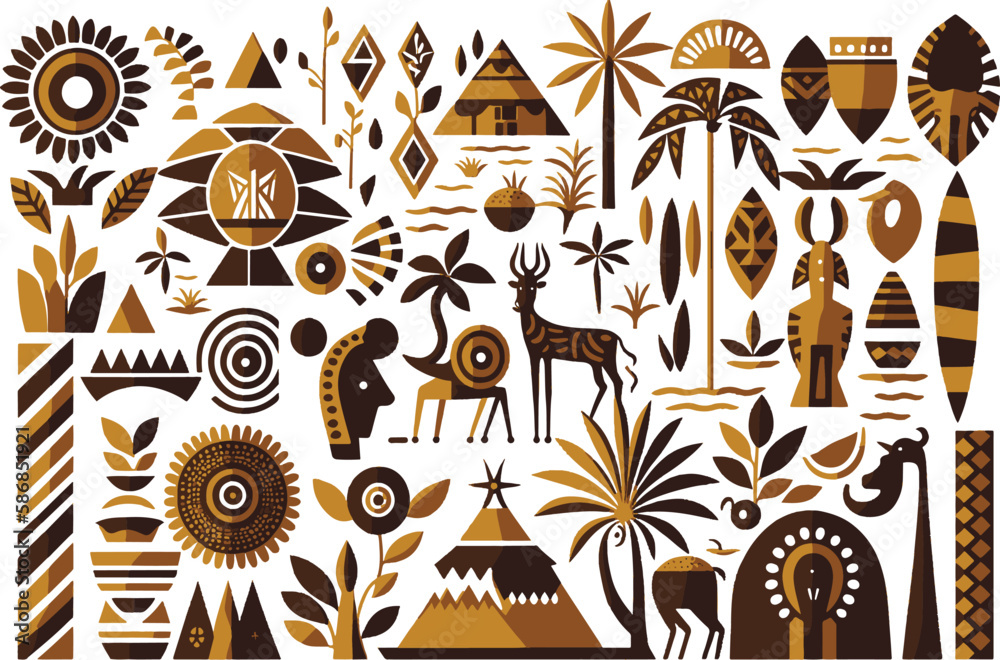african tribal art symbols