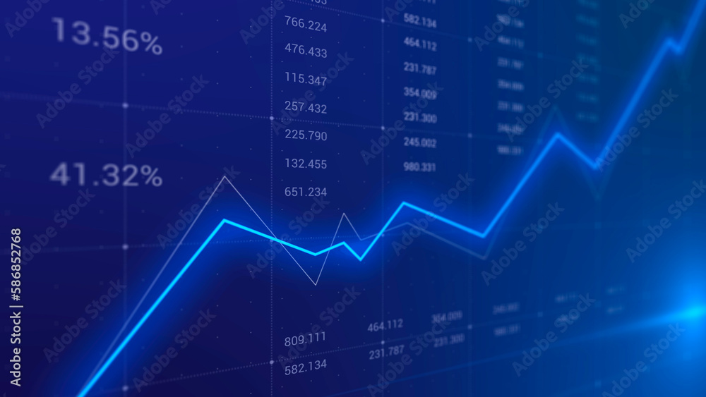 Stock market investment trading graph financial investment. Economic trends business idea. Stock market investment trading graph financial investment. Economic trends business idea.