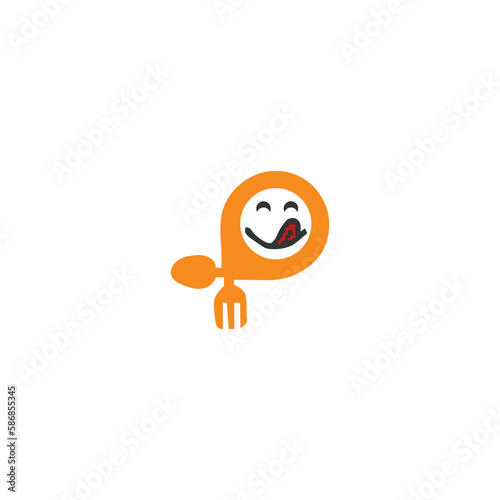 creative Food Truck Logo. Vector food delivery flat icons. Food delivery app. 