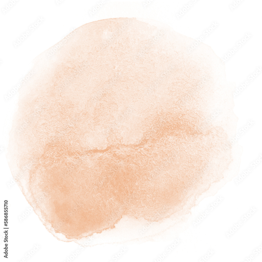 Yellow Brown Watercolor Circle Yellow Brown Watercolor Circle