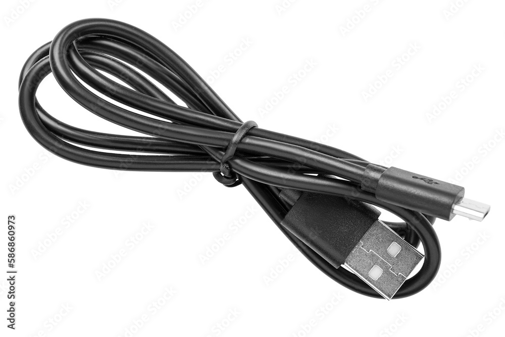 USB cable isolated USB cable isolated