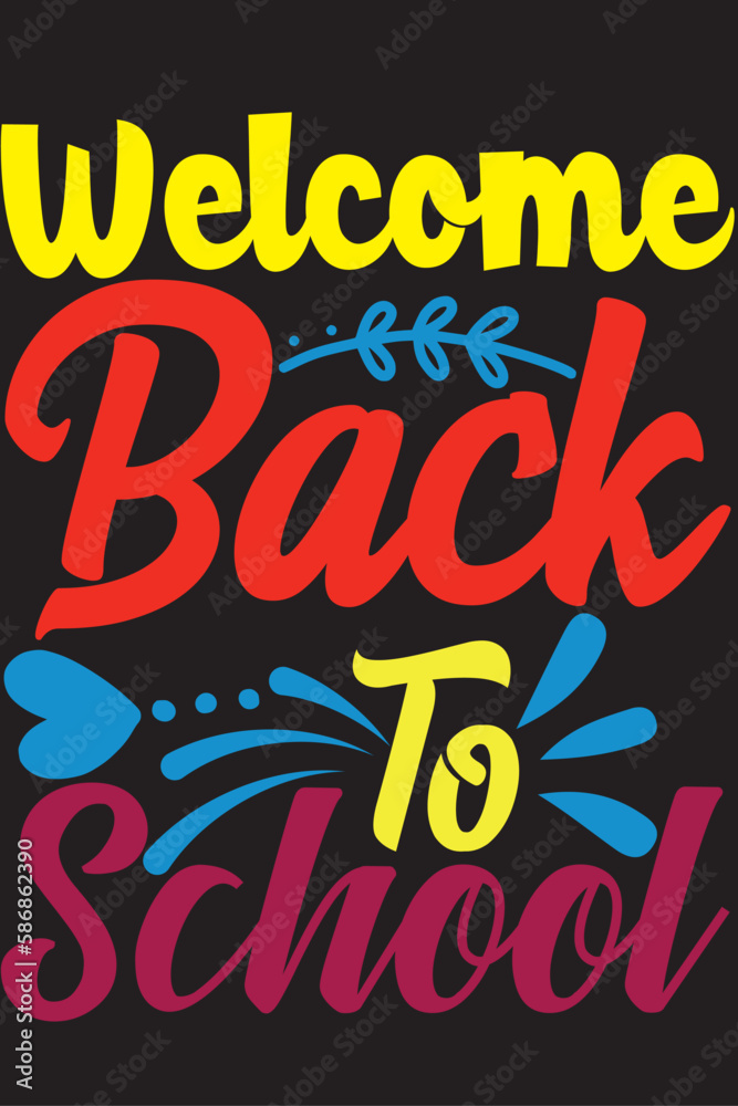 Obraz na plátně Welcome Back to School
