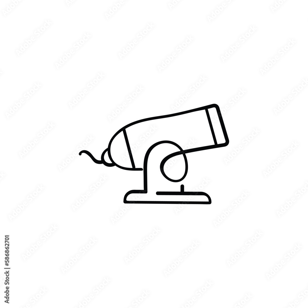 Cannon Line Style Icon Design Cannon Line Style Icon Design