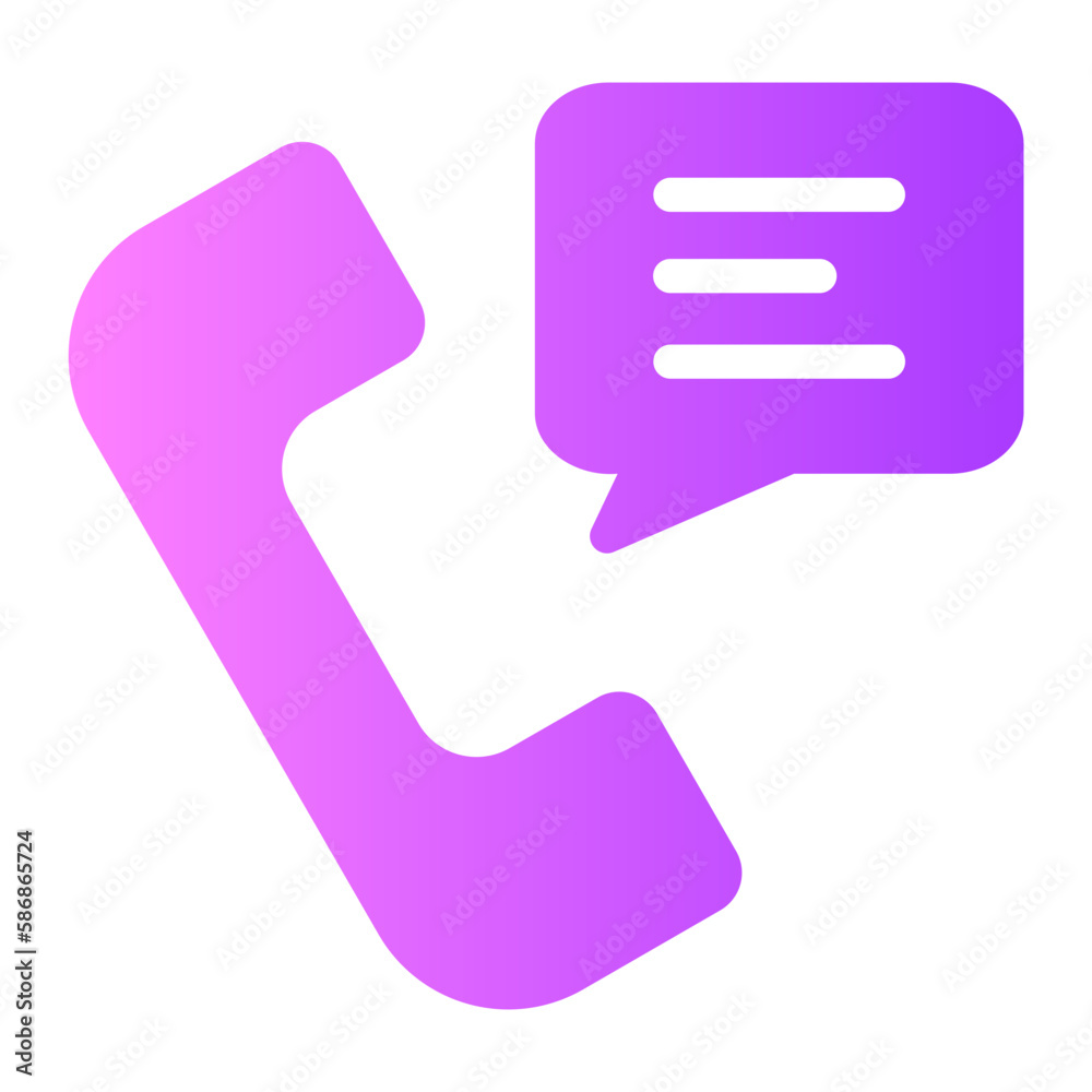 phone survey gradient icon phone survey gradient icon