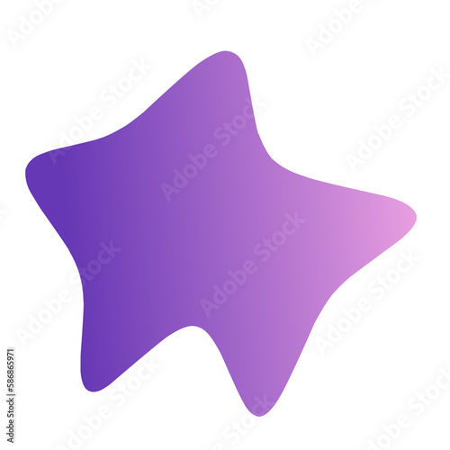 Gradient blob shape