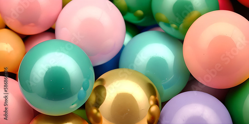 colorful ball background, i...