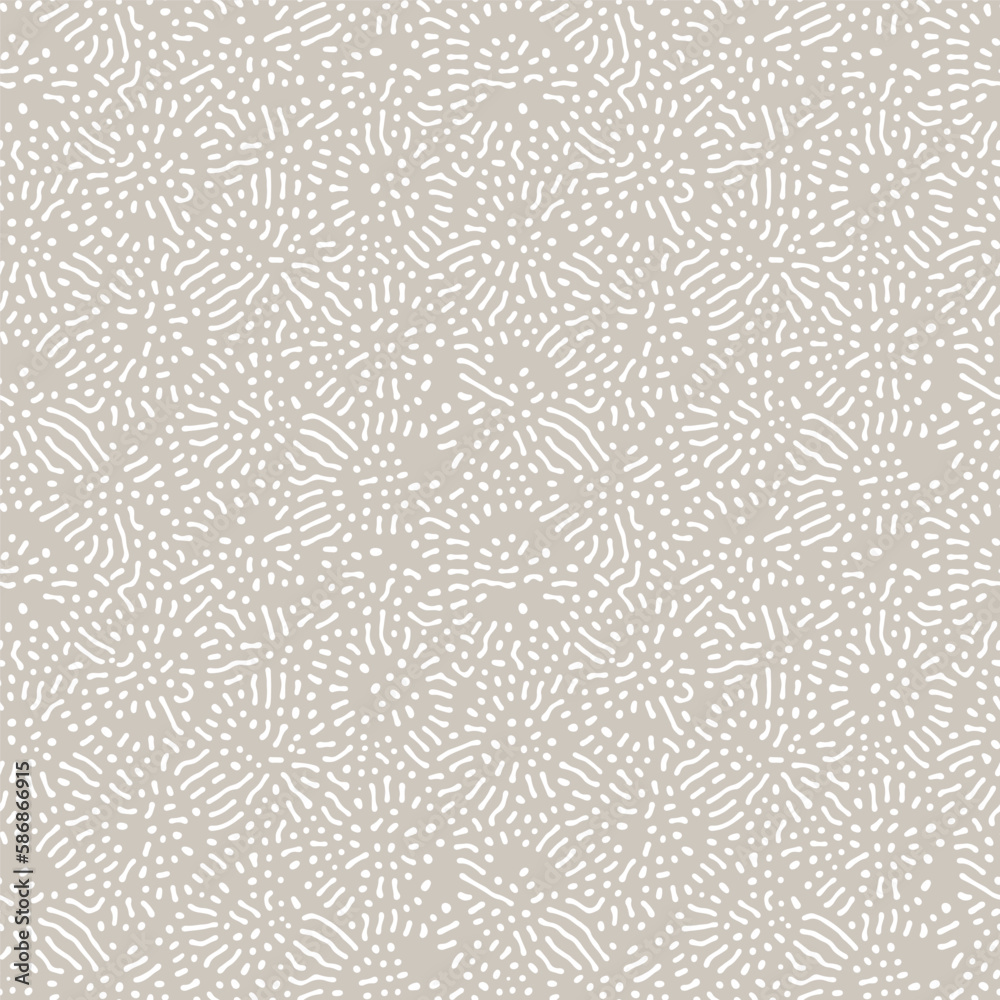 Vector seamless pattern. Abstract spotty texture. Natural monochrome design. Creative background with tiny scattered spots. Decorative organic swatch.