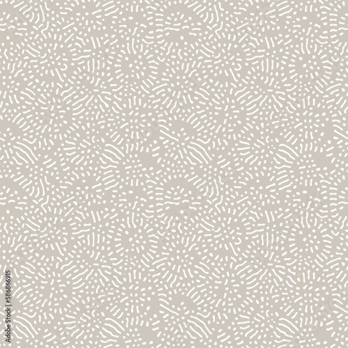Vector seamless pattern. Abstract spotty texture. Natural monochrome design. Creative background with tiny scattered spots. Decorative organic swatch.