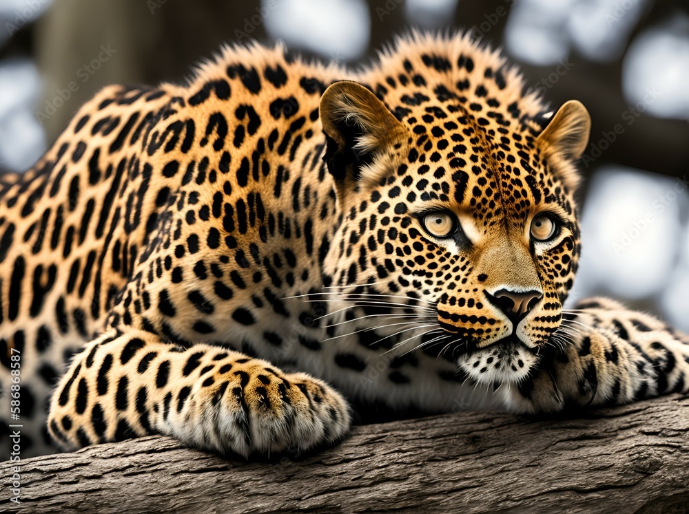 close up of leopard close up of leopard
