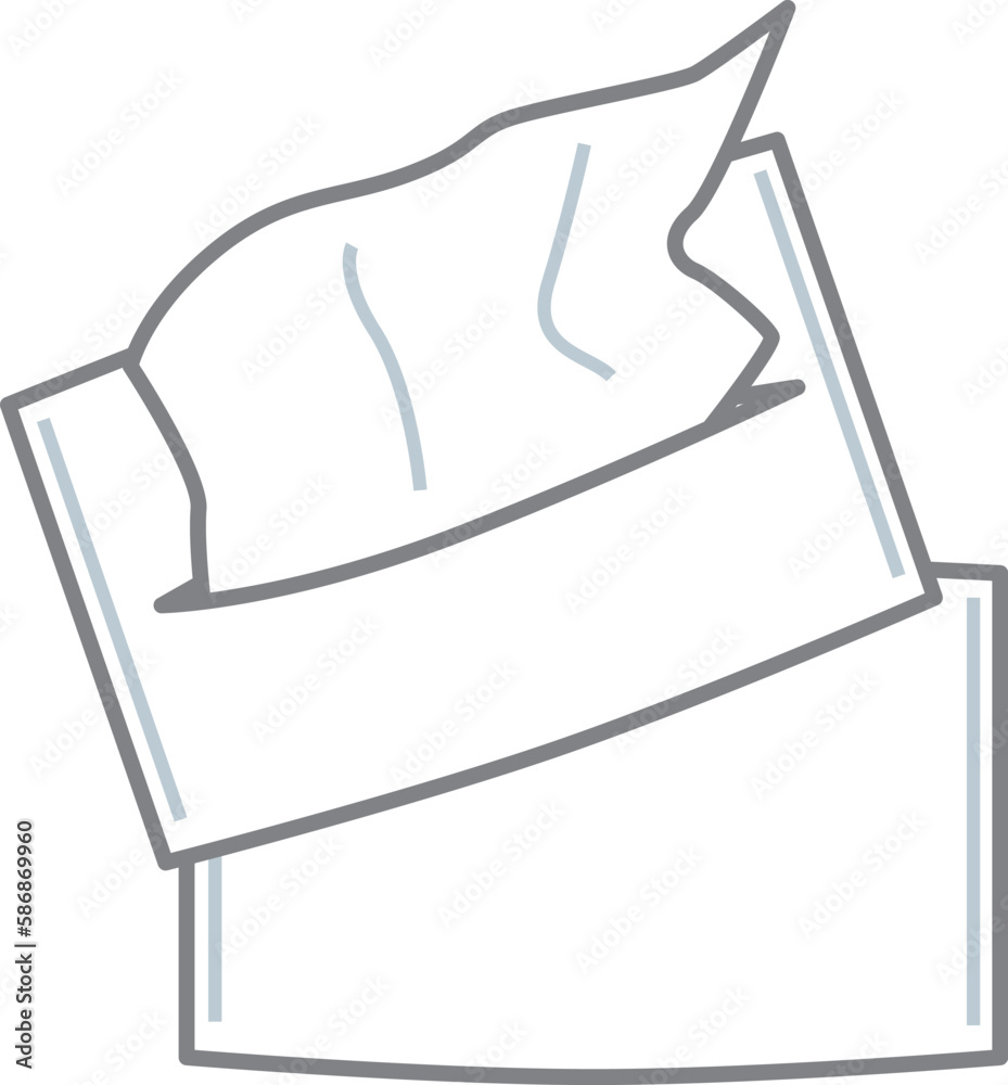 Fototapeta premium 印刷ノベルティのシンプルなイラスト