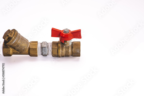 Quadro su tela repairing of plumbing riser of heated towel rail at home - new pipe welded into
