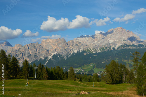 Pomagagnon-Gruppe bei Cortina d'Ampezzo