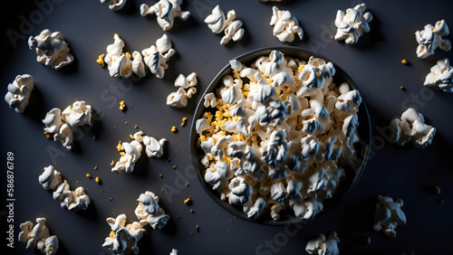 Popcorns in Paper Box, Generative AI