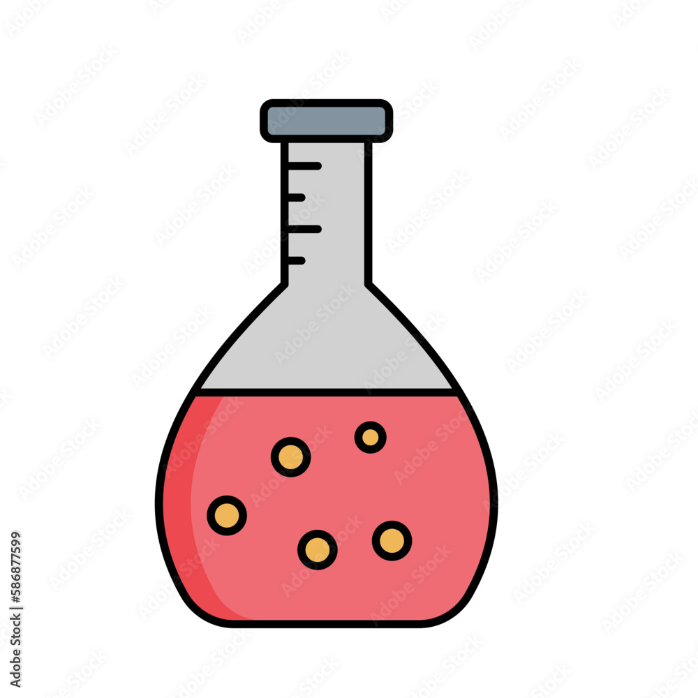 Chemical reaction Vector Icon
Chemical reaction Vector Icon