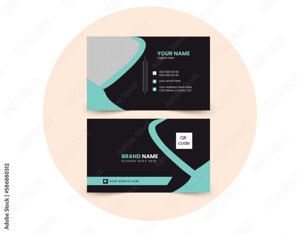 Luxury New design 2023 business card template, Adobe Illustrator